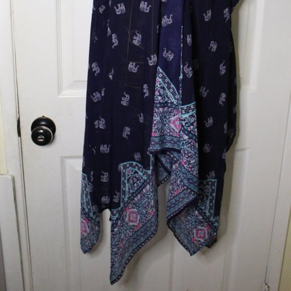 No Boundaries Sheer open front coverup- L/XL - Picture 2 of 6